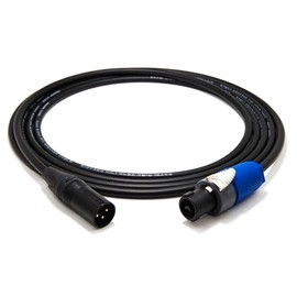 enoaudio Mogami 3082 High-End Speaker Cable | Neutrik Gold XLR Male - Speakon | HiFi 5.0 m