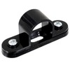 10 x 20mm Black Spacer Saddles with Screws and Anchors