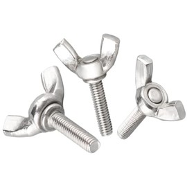 M8x10mm 304 Stainless Steel Wing Butterfly Screws Bolts,Wing Bolt,Machine Fastener,Thumb Hand Screws for Electronic Equipment,5pcs