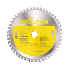 Evolution Power Tools 185BLADESS Stainless Steel Cutting Saw Blade, 7-1/4-Inch x 48-Tooth