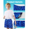 NATUST Boy's Swim Trunks Printed Beach Surf Shorts with Mesh