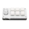 6 Key One Handed Mechanical Keyboard with Knob Wired Plug