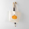 CafePress Smiling Jack O Lantern Tote Bag Reusable Natural Beige