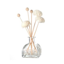 NATUWORLD 1PCS 100ml/3.4oz Empty Refillable Clear Glass Diffuser Bottles Fragrance Jar Pot for DIY Replacement Reed Diffuser Sticks Sets Essential Oils DIY Diffuser Craft Projects Wedding Party