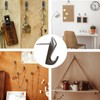 5WYOUKE Thumbtacks Hooks, 10 Pieces, Gypsum Board Hooks, Pin Hooks,