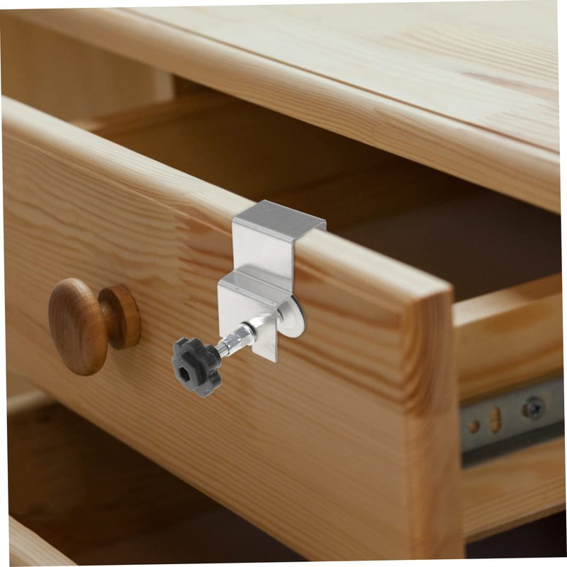 SEWACC 4pcs Cabinet Hardware Drawer Front Installation Clamps Panel Fixing