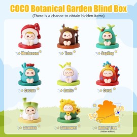 MEETSHERRY Coco Plant Series Blind Box 1PC Mystery Box Cute Figures Collectibles Birthday Gift Random Design