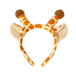 ZHOUMEIWENSP Three-eye Hair Band Novelty Alien Ears Costume Plush Headband Adult Party Cosplay Gift (Giraffe)