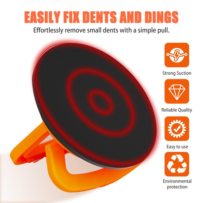 UroClysmic Dent Puller, 2PCS Car Dent Puller Kit, Dent Remover