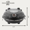 Pizza Maker Electric, 4-Min-Pizza in 1200W Pizza Oven, 31cm Refractory