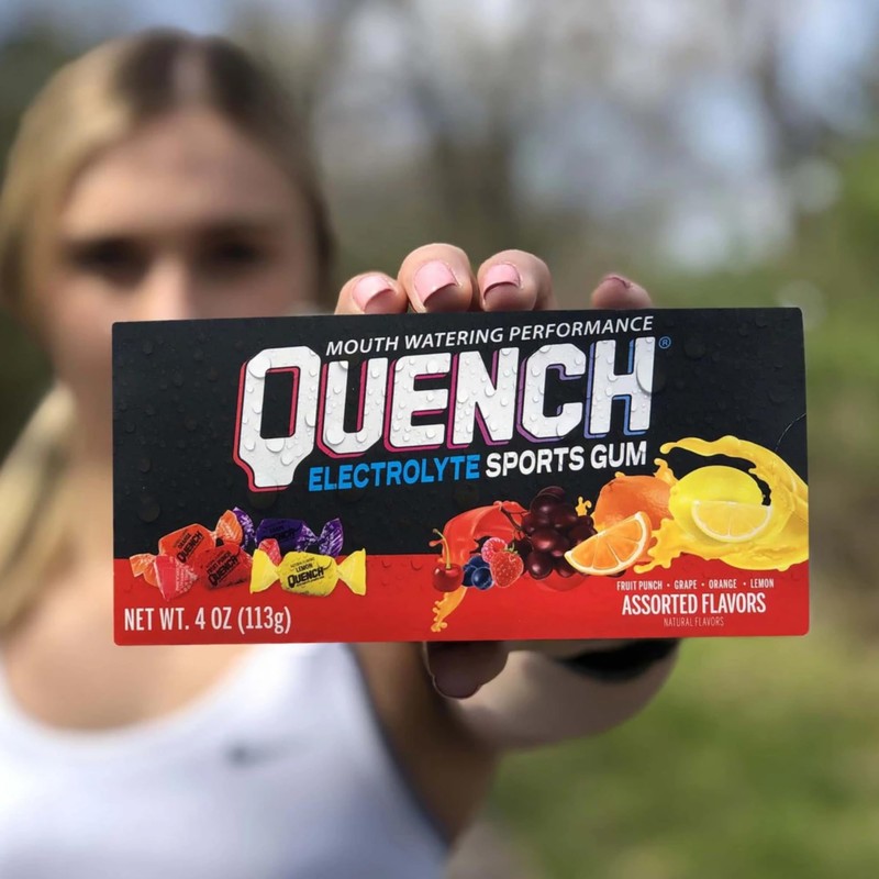 Mueller Quench Chewing Gum Variety Box, 25 pieces (Lemon, Fruit,