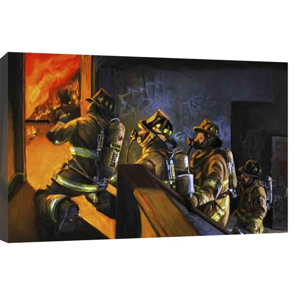 GRANDART.COM - Fire Floor - Canvas Wall Art By Paul