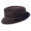 ROYALWORTH 100% Wool Trilby Hat Waterproof & Crushable Handmade with