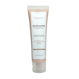 Nuestra Tierra Cosmetica Mascarilla Facial Secante Calamina, con Zinc y Bio-Azufre, Matificante y Calmante para Piel, 100ml