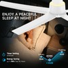 ocioc 52 Inch Ceiling Fans with Lights, Large Air Volume