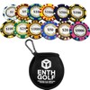 ENTH Golf Markers Set of 13 - Casino Chip Design,