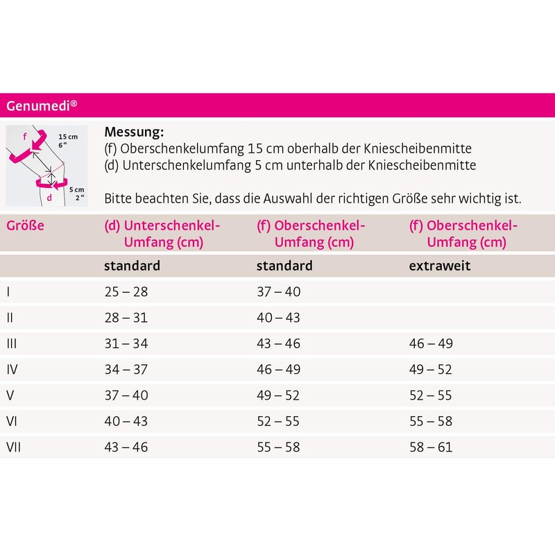 medi GENUMEDI extraweit Knieband.m.Haftband Gr.3 sand, 500 g