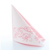Napkins "Pomp" Airlaid Pack of 50 Rose / White