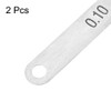 sourcing map Metric Thickness Feeler Gauge 0.1mm Stainless Steel Measuring