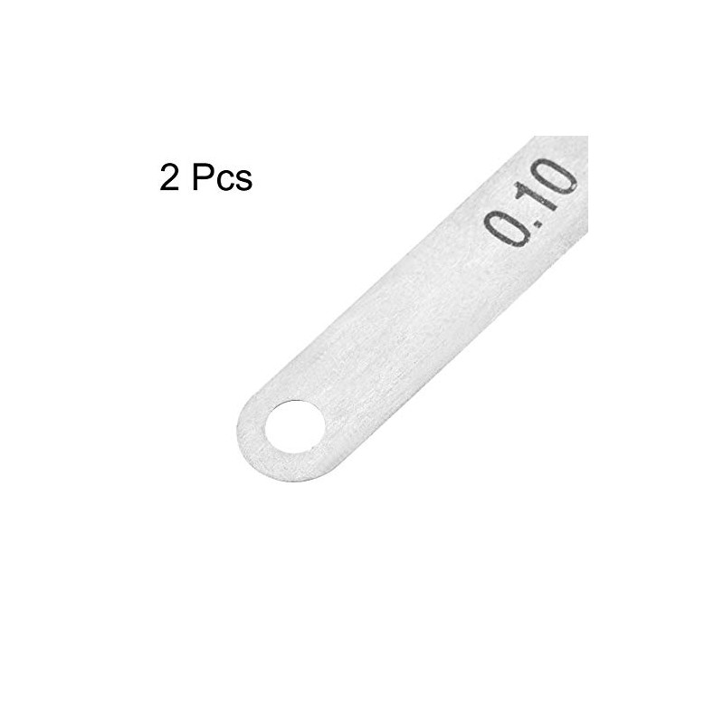 sourcing map Metric Thickness Feeler Gauge 0.1mm Stainless Steel Measuring