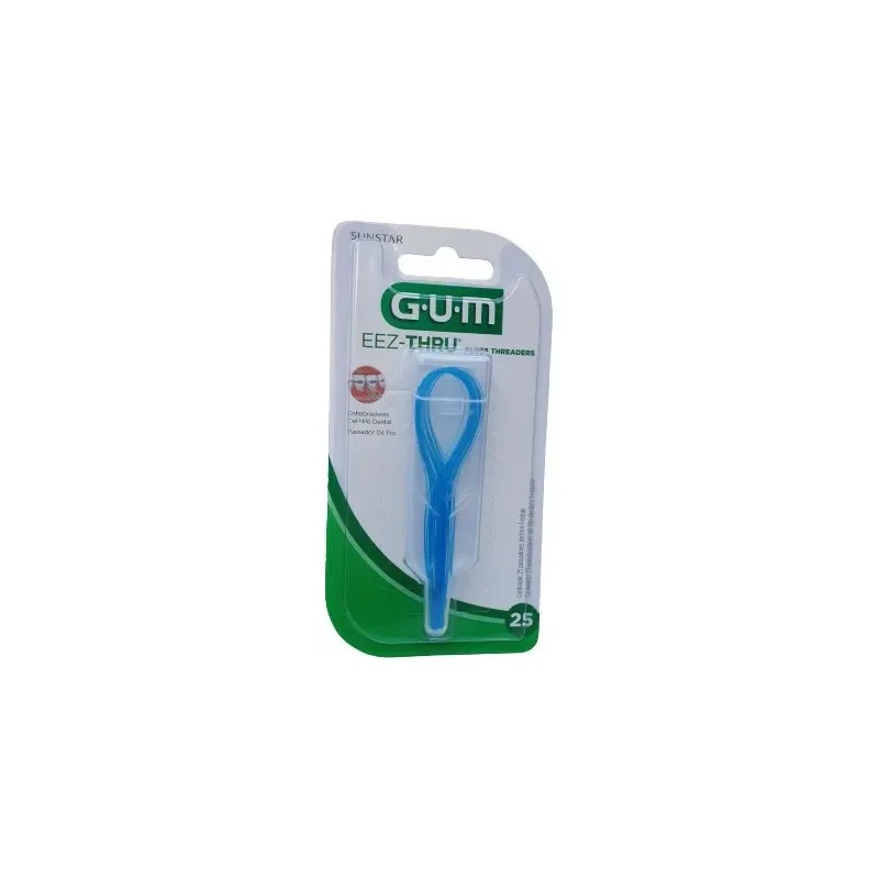 75 Enhebradores Hilo Dental Gum Eez-thru Ortodoncia Brackets