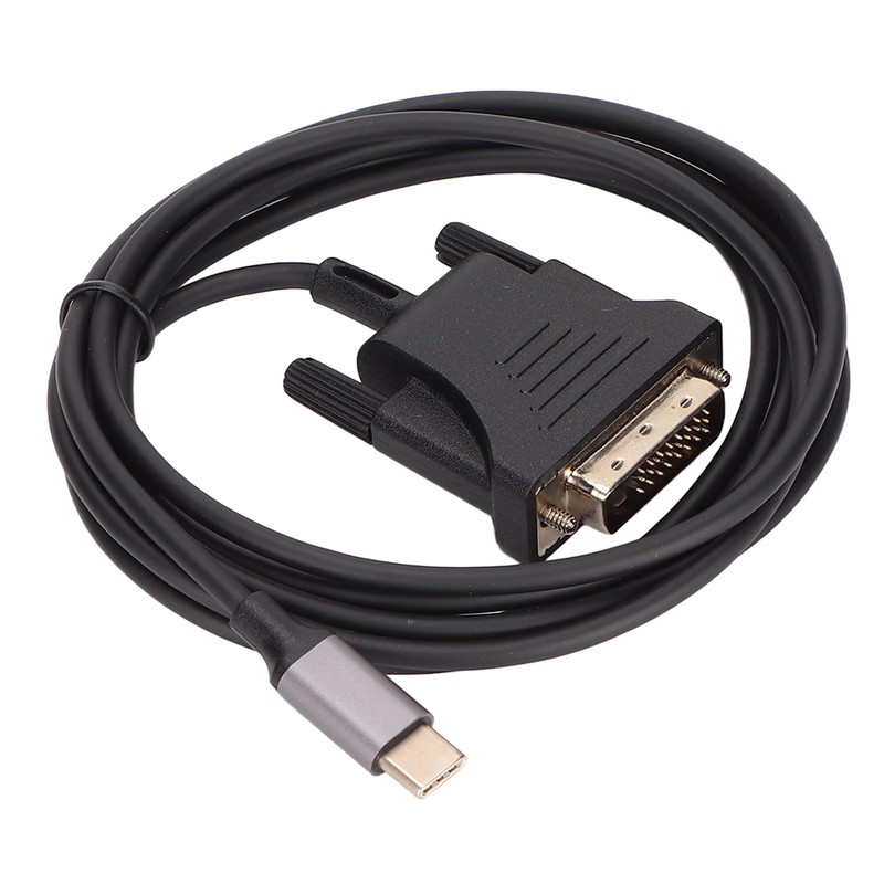 USB C 3.1 to DVI Cable 190cm/74.8in Clear Stable Type