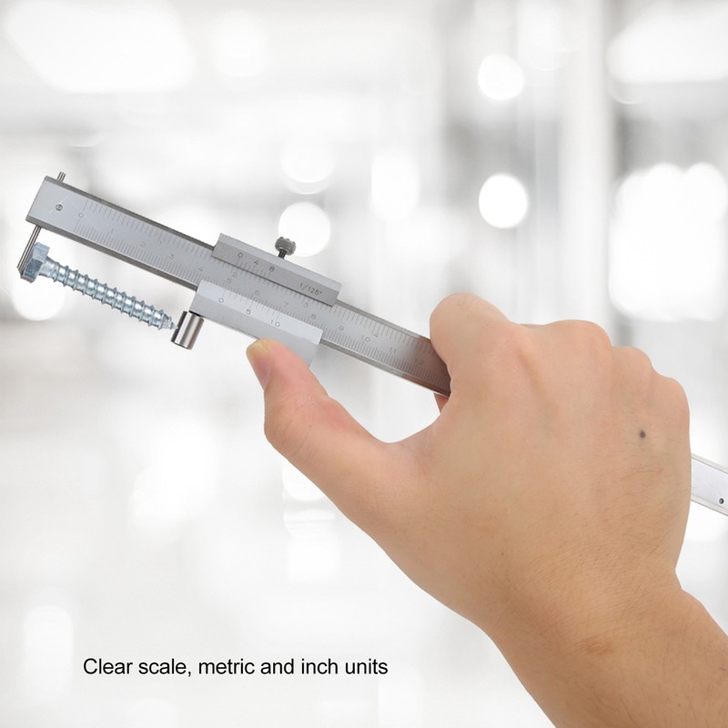 Stainless Steel Vernier Caliper Parallel Scribing Ruler with Carbide Head