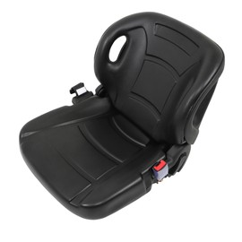 Silscvtt Universal Forklift Seat Replacement for Toyota Forklift Clark, Komatsu, Nissan, Yale, Hyster w/Curved Back w/Retractable Seat Belt Switch