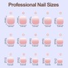 Misssix Press On Toe nails Short, 150Pcs French Toenail Tips,