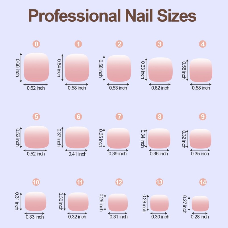 Misssix Press On Toe nails Short, 150Pcs French Toenail Tips,