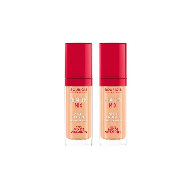 2 x Bourjois Healthy Mix Anti Fatigue Concealer 7.8ml -