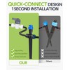 HIRALIY 59FT Greenhouse Mist Drip Irrigation Kit with Garden Timer,