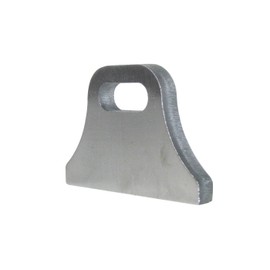 Large Slotted Weld on Tab - 1/4" Thick Steel - Sold Individually - Fabrication Parts DIY Motorcycle Chopper Bobber Cafe Racer Builder - Made in The USA