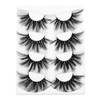 Losha 25mm Lashes,3D Faux Mink Lashes Fluffy Volume Eyelashes Thick