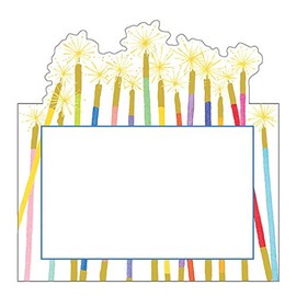 Caspari Party Candles Die-Cut Place Cards - 8 Per Package