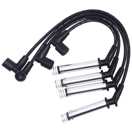 HISports 4 x Ignition Cable Set Ignition Cable Set 90486611 Ignition Cable Compatible with Astra Combo Box/MPV Vectra A 86 87 Vectra A CC 88 89