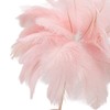 Ostrich Feather Table Lamp Rechargeable Modern Romantic Decoration Lamp Bedroom