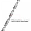 sourcing map 2 pieces HSS twist drills (high-speed steel) extra