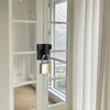 Stainless Steel Door Bolt, Lockable Fastener with Padlock Hole Latch,