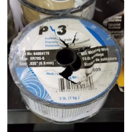 RADNOR P/3 64004178 (S-6 Copper Coated Carbon Steel MIG Welding Wire 2#) 0.035" ER70S-6