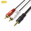 Unbranded 3.5mm Male to 2-RCA Plug 5FT, Aux Audio Headphone