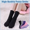 LANLEO 5/6 Pairs Womens Super Soft Fuzzy Plush Warm Winter
