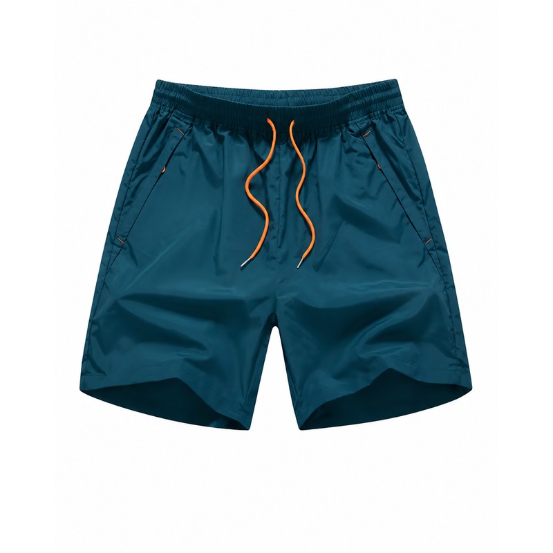 Men’s Double-Layer Swim Trunks for Beach & Pool – Quick-Dry