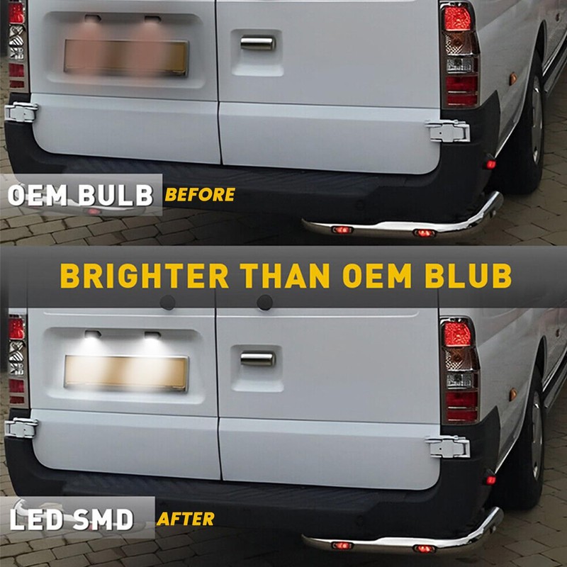 2Pcs For Ford Transit MK5 MK6 MK7 Connect 1985-2014 LED
