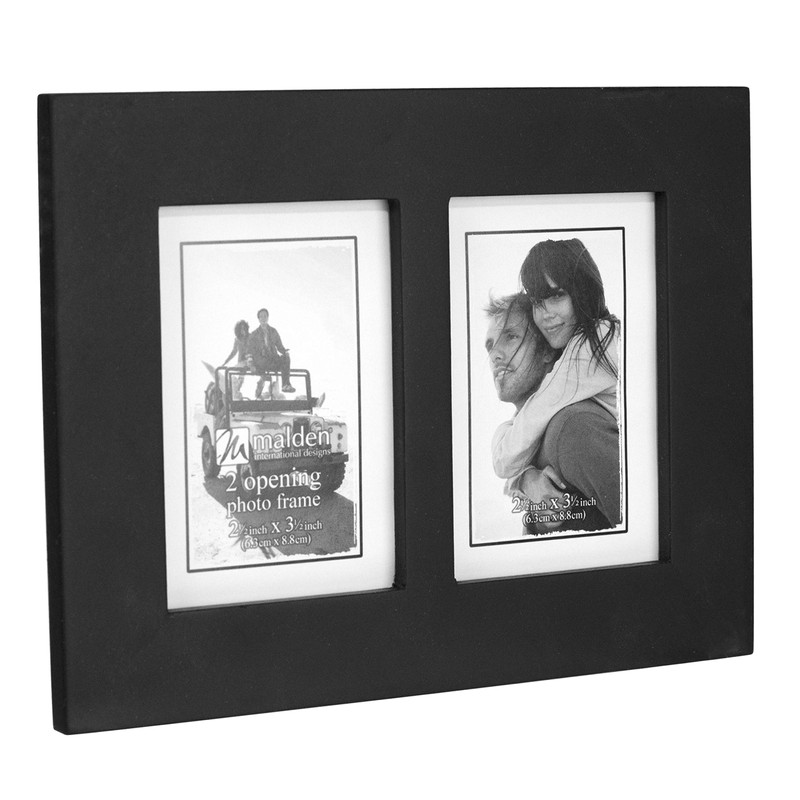 Malden Double 2x3 Picture Frame - Wide Real Wood Molding,