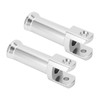 Passenger Foot Peg Mounts Kit 50500769 Silver Sturdy Stable High