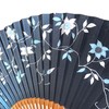 Hana-Kanzashi Women's Iron Wire Handled Fan Set with Stainless Steel