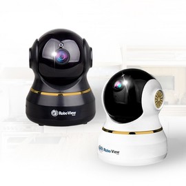 GlobalINET RoboView 3 Home CCTV & Pet Cam - 3MP Indoor IP Camera RoboView 3 Black/No SD Card