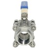DAN SPEED NPT 3-Piece Stainless Steel SS304 Ball Valve, Industrial