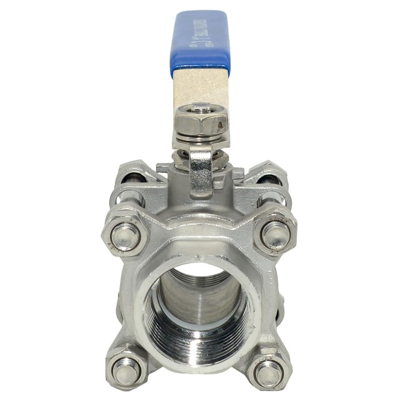 DAN SPEED NPT 3-Piece Stainless Steel SS304 Ball Valve, Industrial
